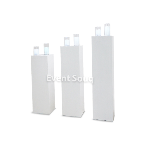 Pedestal White Stands